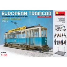 1:35 EUROPEAN TRAMCAR (StraBenbahn Triebwagen 641) w/CREW & PASSENGERS