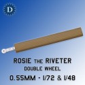 1:72 & 1:48  Rosie the Riveter Double Riveting tool 0.55mm