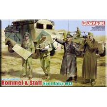 Rommel & Staff. North Africa 1942 1:35