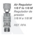 Regulador de presión para Aerógrafo 1/8 H a 1/8 M