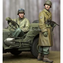 1/35 WW2 US NCO & Driver Set - 2 figs