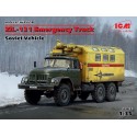 1:35 ZIL-131 EMERGENCY TRUCK, SOVIET VEHICLE