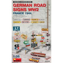 1:35 GERMAN ROAD SIGNS WW2 (FRANCE 1944)