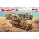 Wehrmacht 3t Trucks (V3000S, KHD S3000, L3000S) in 1:35